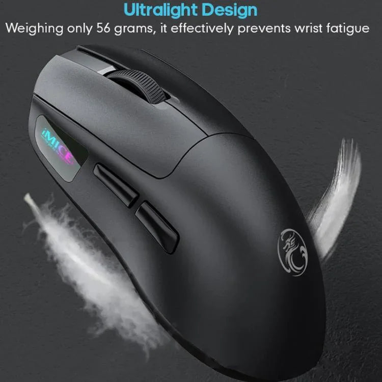 Chuột chơi game không dây sạc lại được iMICE G900 6 phím 12800DPI ba chế độ