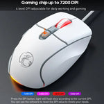 Chuột chơi game có dây iMICE G800 7 phím 7200DPI im lặng với đèn LED