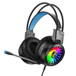 Tai nghe chơi game có dây máy tính thể thao điện tử phát sáng kèm micro, iMICE HD-490 đèn nhiều màu 3.5mm, iMICE HD-490 đèn RGB 7.1mm