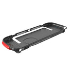 For Nintendo Switch 2 Split Design Crystal PC Protective Case with 3 Sizes Ergonomic Grips, Clear+ Red Blue, Clear+Green Blue, Clear+Black, Clear Black+Red Blue, Clear Black+Green Blue, Clear Black+Black