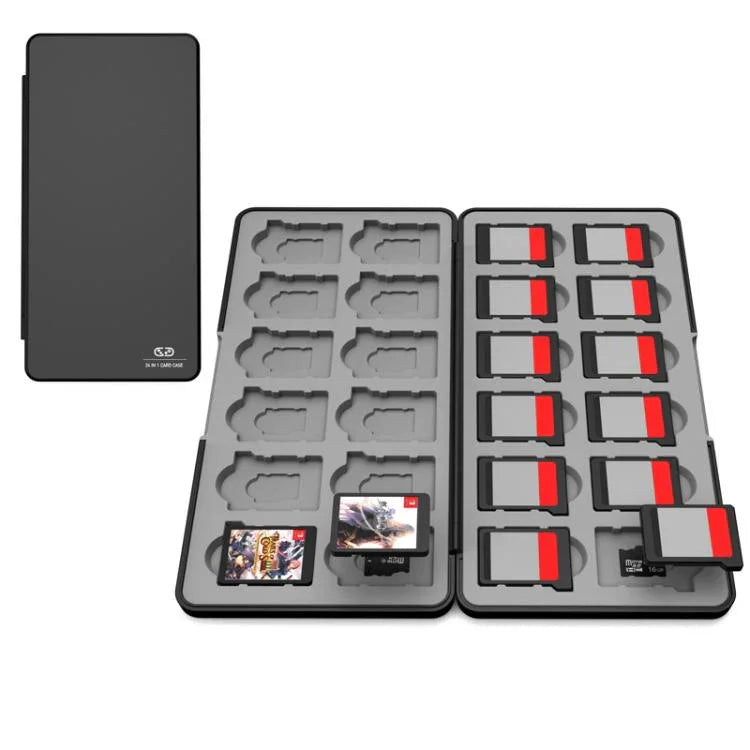 Hộp Đựng Thẻ Nam Châm 24 Trong 1 Cho Nintendo Switch 2 / Đựng Cartridge & Thẻ SD