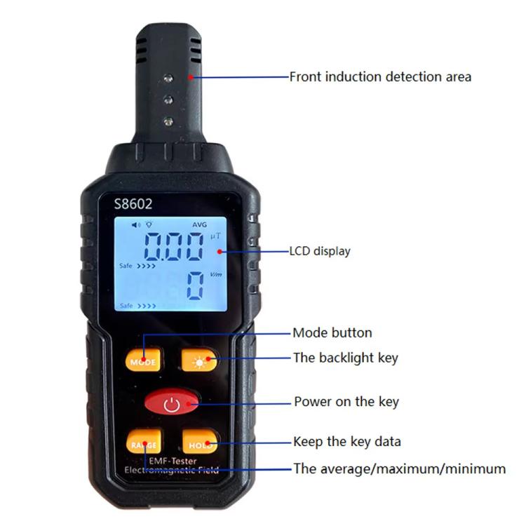 Máy kiểm tra môi trường bức xạ tần số cao điện từ kỹ thuật số, S8602