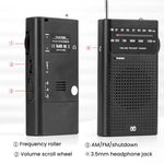 Máy nghe radio FM/AM đa kênh bỏ túi di động có kim chỉ