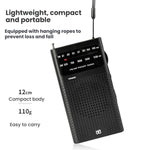Máy nghe radio FM/AM đa kênh bỏ túi di động có kim chỉ