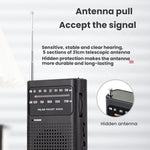 Máy nghe radio FM/AM đa kênh bỏ túi di động có kim chỉ