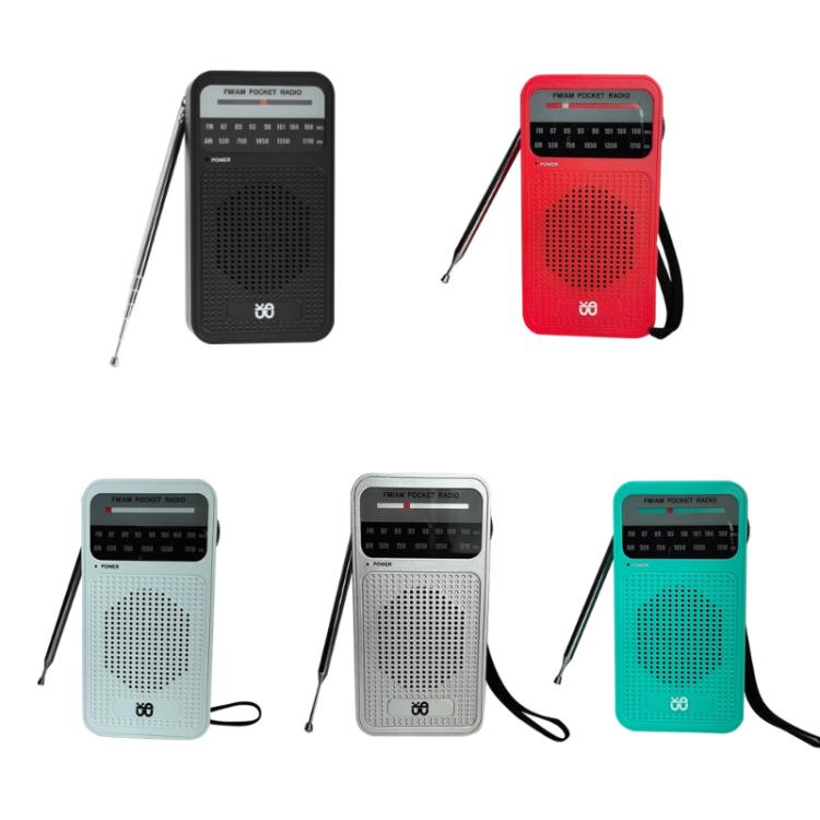 Máy nghe radio AM/FM đa kênh bỏ túi di động có kim chỉ