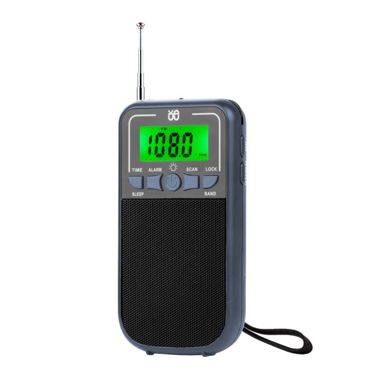 Máy nghe radio FM/AM/SW đa băng tần nhạy cao điều khiển bằng đồng hồ bỏ túi, Dành cho EU, Dành cho US