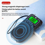 Máy nghe radio FM/AM/SW đa băng tần nhạy cao điều khiển bằng đồng hồ bỏ túi, Dành cho EU, Dành cho US