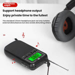 Máy nghe radio FM/AM/SW đa băng tần nhạy cao điều khiển bằng đồng hồ bỏ túi, Dành cho EU, Dành cho US