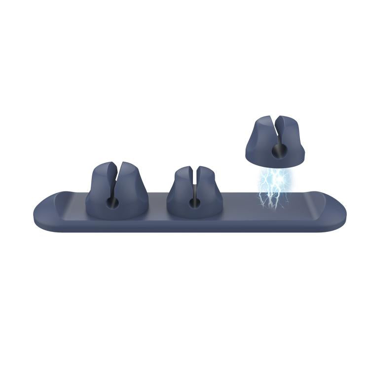 Giá Đỡ Tổ Chức Cáp Silicone Từ Tính 3 Trong 1 AhaStyle PT-CY15 Giá Để Cáp Trên Bàn