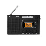 Máy nghe radio FM/AM/SW đa băng tần điều khiển bằng đồng hồ LCD bỏ túi, Dành cho EU, Dành cho US
