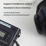 Máy nghe radio FM/AM/SW đa băng tần điều khiển bằng đồng hồ LCD bỏ túi, Dành cho EU, Dành cho US
