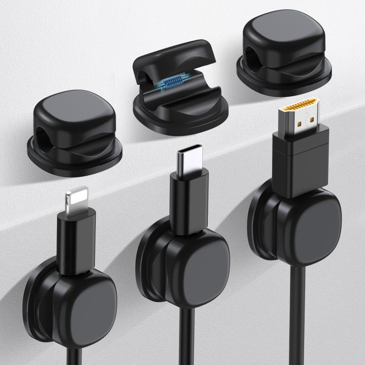 Bộ 6 Kẹp Tổ Chức Cáp Dán Đa Năng Trên Bàn AhaStyle WG178 Kẹp Cáp Sạc Dữ Liệu
