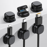 Bộ 6 Kẹp Tổ Chức Cáp Dán Đa Năng Trên Bàn AhaStyle WG178 Kẹp Cáp Sạc Dữ Liệu