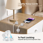 Bộ 6 Kẹp Tổ Chức Cáp Dán Đa Năng Trên Bàn AhaStyle WG178 Kẹp Cáp Sạc Dữ Liệu