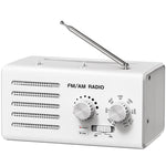 Máy nghe radio FM/AM hai băng tần với ổ cắm nguồn ngoài, Dành cho EU, Dành cho US