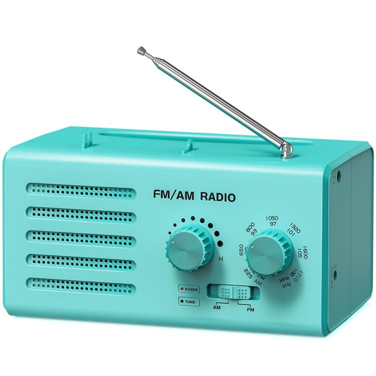 Máy nghe radio FM/AM hai băng tần với ổ cắm nguồn ngoài, Dành cho EU, Dành cho US