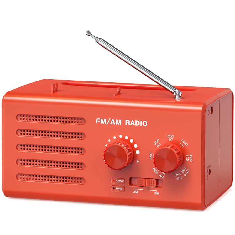 Máy nghe radio FM/AM hai băng tần với ổ cắm nguồn ngoài, Dành cho EU, Dành cho US