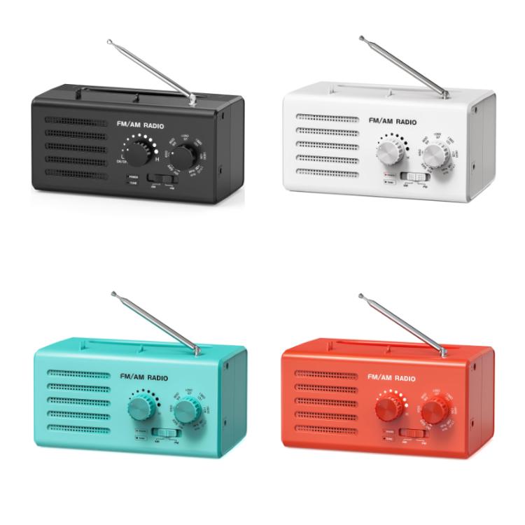 Máy nghe radio FM/AM hai băng tần với ổ cắm nguồn ngoài, Dành cho EU, Dành cho US