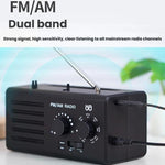 Máy nghe radio FM/AM hai băng tần với ổ cắm nguồn ngoài, Dành cho EU, Dành cho US