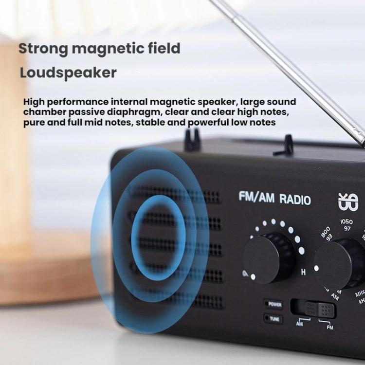 Máy nghe radio FM/AM hai băng tần với ổ cắm nguồn ngoài, Dành cho EU, Dành cho US