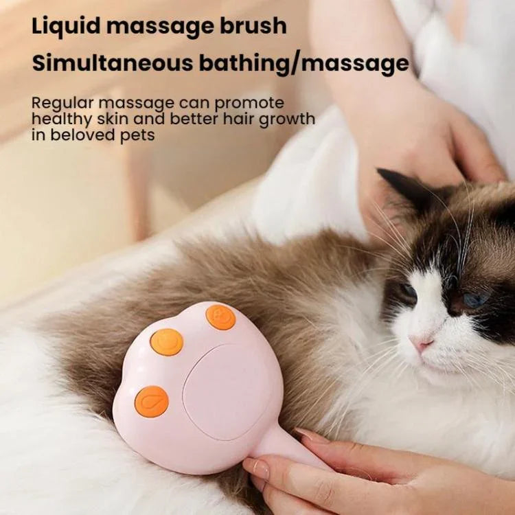 Bình xịt vệ sinh kết hợp lược massage cho thú cưng