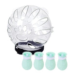 Mũ Không Gian Mèo Che Miệng Chống Cắn + Bao Chân Thế Hệ Thứ Hai, Nhỏ Màu Xanh Nhạt, Nhỏ Màu Hồng, Nhỏ Màu Xanh Dương Nhạt, Lớn Màu Xanh Nhạt, Lớn Màu Hồng, Lớn Màu Xanh Dương Nhạt