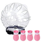 Mũ Không Gian Mèo Che Miệng Chống Cắn + Bao Chân Thế Hệ Thứ Hai, Nhỏ Màu Xanh Nhạt, Nhỏ Màu Hồng, Nhỏ Màu Xanh Dương Nhạt, Lớn Màu Xanh Nhạt, Lớn Màu Hồng, Lớn Màu Xanh Dương Nhạt