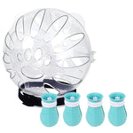 Mũ Không Gian Mèo Che Miệng Chống Cắn + Bao Chân Thế Hệ Thứ Hai, Nhỏ Màu Xanh Nhạt, Nhỏ Màu Hồng, Nhỏ Màu Xanh Dương Nhạt, Lớn Màu Xanh Nhạt, Lớn Màu Hồng, Lớn Màu Xanh Dương Nhạt