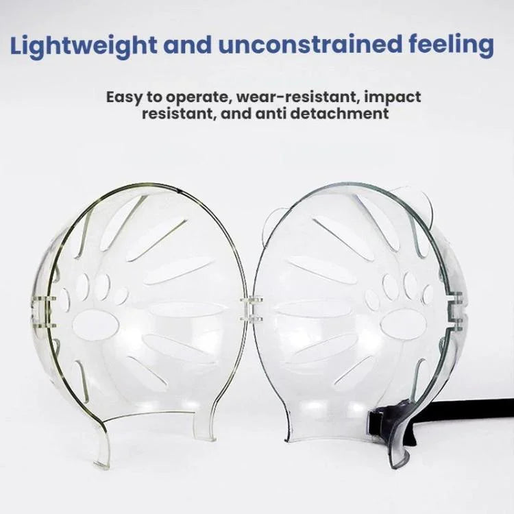 Mũ Không Gian Mèo Che Miệng Chống Cắn + Bao Chân Thế Hệ Thứ Hai, Nhỏ Màu Xanh Nhạt, Nhỏ Màu Hồng, Nhỏ Màu Xanh Dương Nhạt, Lớn Màu Xanh Nhạt, Lớn Màu Hồng, Lớn Màu Xanh Dương Nhạt