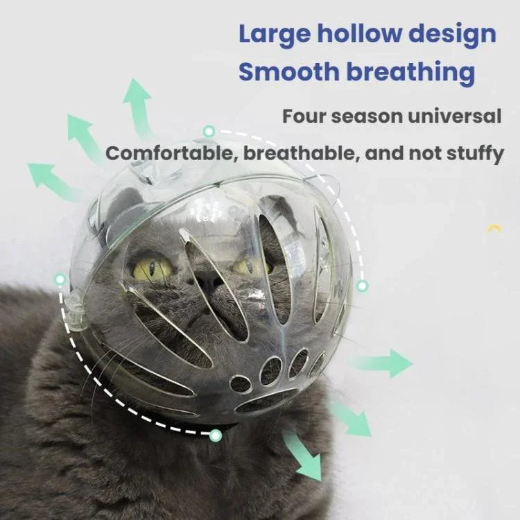 Mũ Không Gian Mèo Che Miệng Chống Cắn + Bao Chân Thế Hệ Thứ Hai, Nhỏ Màu Xanh Nhạt, Nhỏ Màu Hồng, Nhỏ Màu Xanh Dương Nhạt, Lớn Màu Xanh Nhạt, Lớn Màu Hồng, Lớn Màu Xanh Dương Nhạt