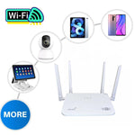 Bộ định tuyến cắm thẻ không dây 4G LTE 4G Hotspot di động, phích cắm EU, C303