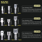360pcs /Set Cold Press Terminal Block Spring Insert and Cover Set, 360pcs /Set Copper, 360pcs /Set Iron
