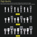 360pcs /Set Cold Press Terminal Block Spring Insert and Cover Set, 360pcs /Set Copper, 360pcs /Set Iron