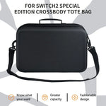 Túi đựng đa năng tất cả trong một JYS cho Nintendo Switch 2 với dây đeo vai, phù hợp dock/máy chơi game/điều khiển Pro/máy ảnh/cán cầm/sạc, JYS-NS2323