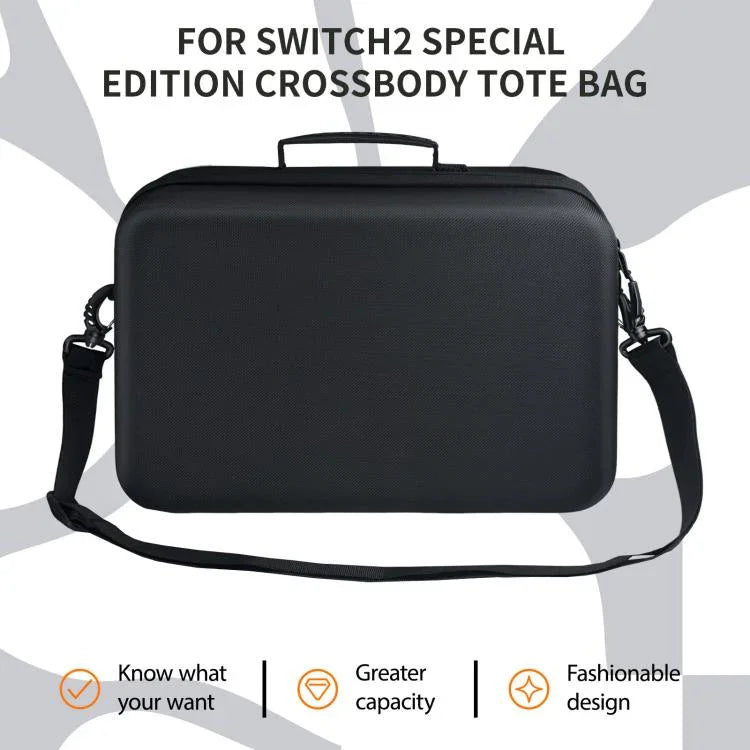Túi đựng đa năng tất cả trong một JYS cho Nintendo Switch 2 với dây đeo vai, phù hợp dock/máy chơi game/điều khiển Pro/máy ảnh/cán cầm/sạc, JYS-NS2323