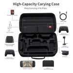 Túi đựng đa năng tất cả trong một JYS cho Nintendo Switch 2 với dây đeo vai, phù hợp dock/máy chơi game/điều khiển Pro/máy ảnh/cán cầm/sạc, JYS-NS2323