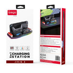 Dock sạc ipega cho Nintendo Switch 2 Joy-Con & Pro Controller với đèn RGB, giá đỡ thẻ game, PG-SW2048