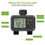 Smart Watering Timer Dual-Outlet Automatic Irrigation Controller, UK Standard, US Standard