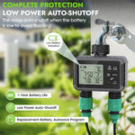 Smart Watering Timer Dual-Outlet Automatic Irrigation Controller, UK Standard, US Standard