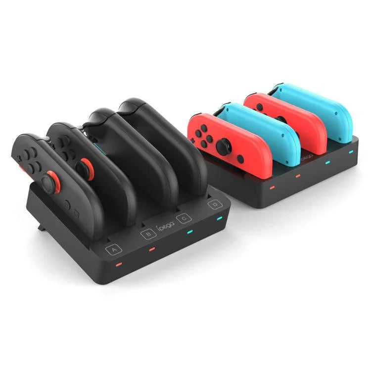 Đế sạc 4 trong 1 ipega cho Nintendo Switch 2/Bộ sạc tay cầm Joy-Con, PG-SW2081