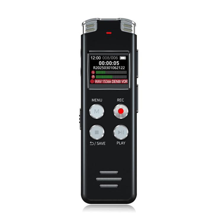 Máy ghi âm kỹ thuật số kích hoạt bằng giọng nói chống ồn HD di động cho hội nghị, dung lượng 64GB, 128GB