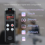 Máy ghi âm kỹ thuật số kích hoạt bằng giọng nói chống ồn HD di động cho hội nghị, dung lượng 64GB, 128GB