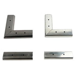 Tấm đệm nâng đỡ sofa bằng thép không gỉ dày 3cm, hình dạng thẳng màu đen, hình số bảy màu đen, hình dạng thẳng màu bạc, hình số bảy màu bạc