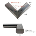 Tấm đệm nâng đỡ sofa bằng thép không gỉ dày 3cm, hình dạng thẳng màu đen, hình số bảy màu đen, hình dạng thẳng màu bạc, hình số bảy màu bạc