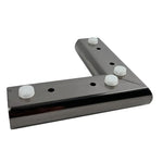 Tấm đệm nâng đỡ sofa bằng thép không gỉ dày 3cm, hình dạng thẳng màu đen, hình số bảy màu đen, hình dạng thẳng màu bạc, hình số bảy màu bạc