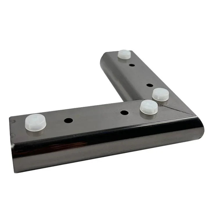 Tấm đệm nâng đỡ sofa bằng thép không gỉ dày 3cm, hình dạng thẳng màu đen, hình số bảy màu đen, hình dạng thẳng màu bạc, hình số bảy màu bạc