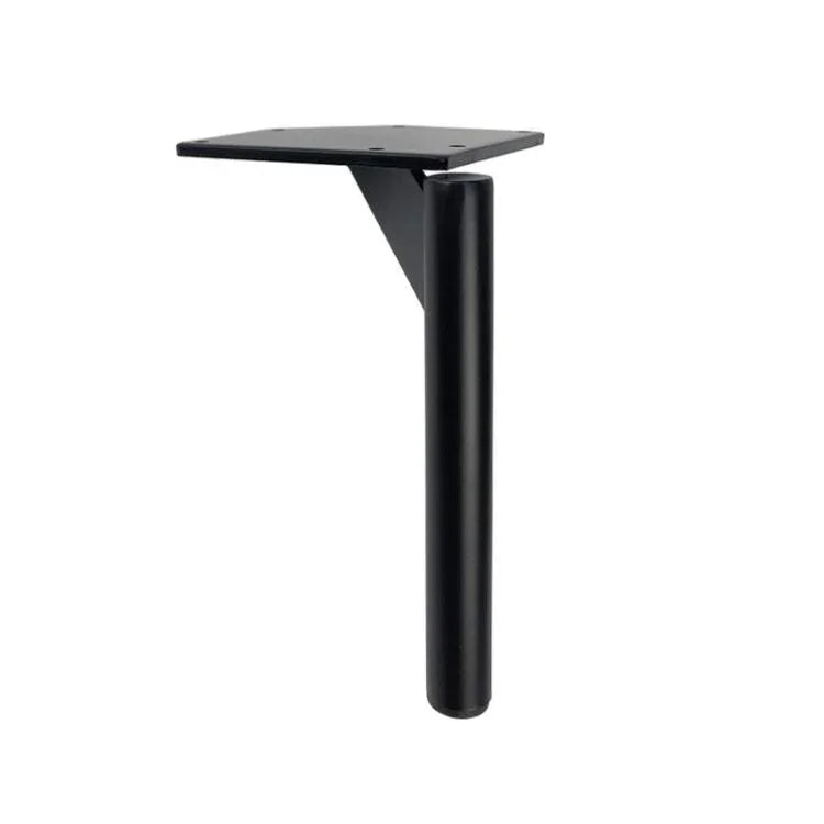 Phụ kiện chân sofa và bàn cà phê bằng kim loại dày 17cm, màu đen, titan, đen phối vàng
