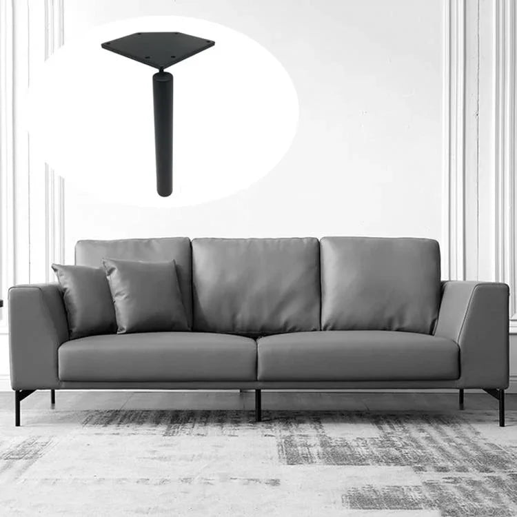 Phụ kiện chân sofa và bàn cà phê bằng kim loại dày 17cm, màu đen, titan, đen phối vàng