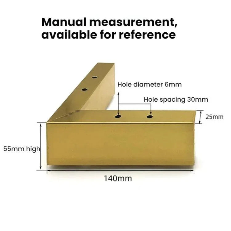 Chân ghế sofa cao 5.5cm bằng thép không gỉ, chân bàn đầu giường, chân hình số 7 (vàng xước), chân hình số 1 (vàng xước), chân hình số 7 (titan đen), chân hình số 1 (titan đen), chân hình số 7 (bạc xước), chân hình số 1 (bạc xước)